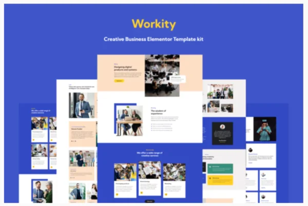 Workity- Creative Business Elementor Template kit