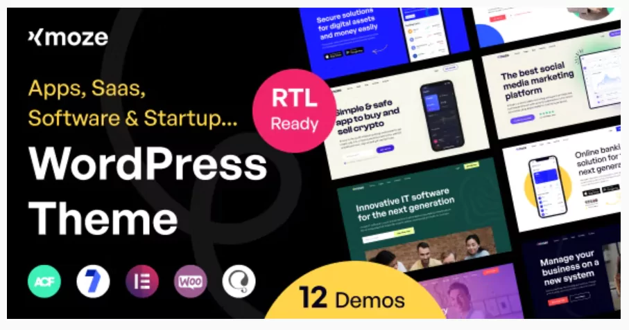 Xmoze - Saas Software Startup WordPress Xmoze - Saas Software Startup WordPress