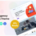 Xotric - Creative Agency WordPress Theme + RTL