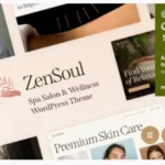 ZenSoul - Spa Salon & Wellness WordPress Theme + AI