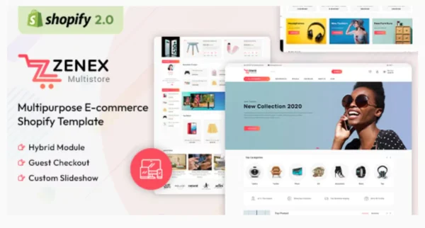 Zenex - Multipurpose E-commerce Shopify 2.0 Template