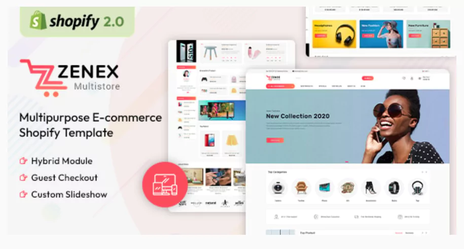Zenex - Multipurpose E-commerce Shopify 2.0 Template