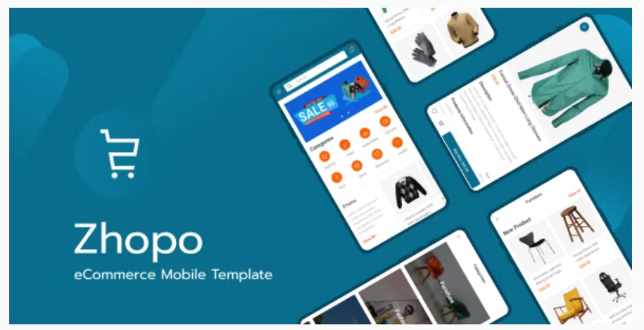 Zhopo - eCommerce Mobile Template