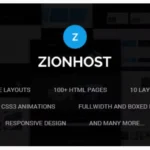 ZionHost - Web Hosting, Responsive HTML5 Template