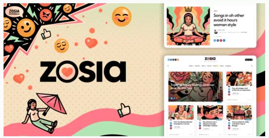 Zosia - Personal WordPress Blog Theme