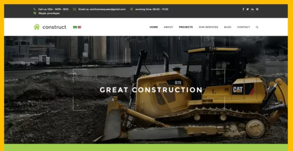 Constructo - Construction Joomla Template