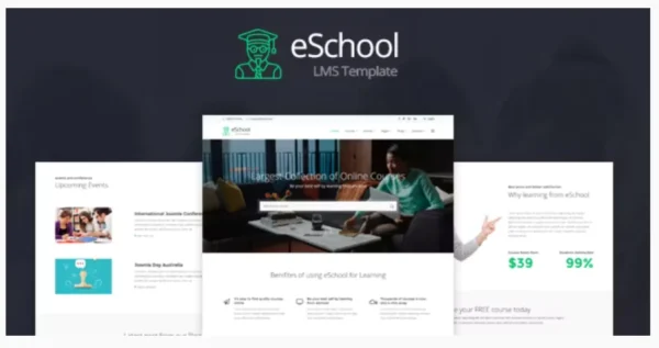 eSchool - Education & Joomla LMS Template