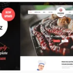 Foodz - Restaurant, Spa & Salon Joomla 4 Template