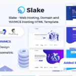 Slake - Web Hosting, Domain and WHMCS Hosting HTML Template