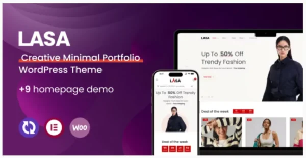 Lasa - Creative Minimal WooCommerce WordPress Theme