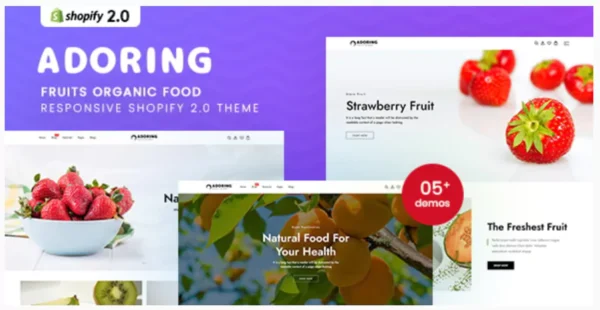 Adoring - Fruits Organic Food Responsive Shopify 2.0 Theme