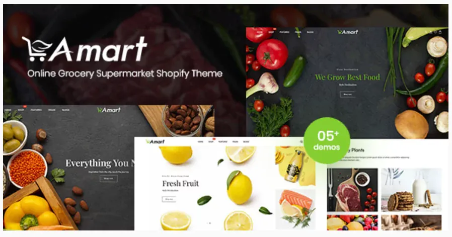 Amart - Online Grocery Supermarket Shopify Theme