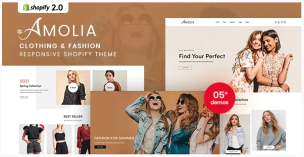 Amolia - Clothing & Fashion Responsive Shopify Theme