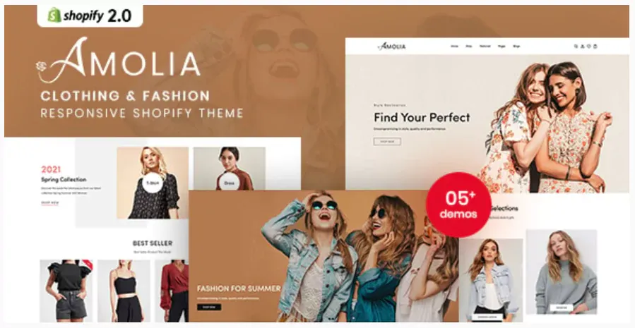 Amolia - Clothing & Fashion Responsive Shopify Theme