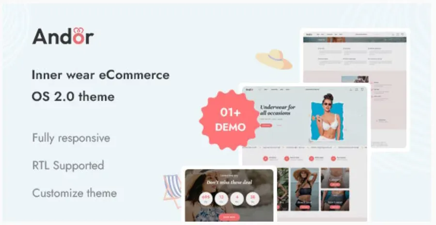 Andor - The Inner Wear Product Shopify Theme