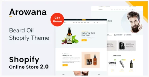 Arowana - Beard Oil Shopify Theme OS 2.0