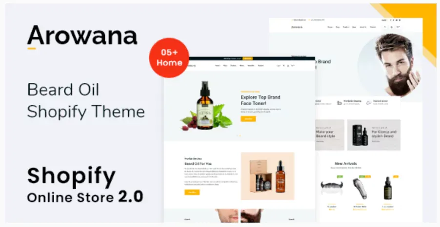 Arowana - Beard Oil Shopify Theme OS 2.0