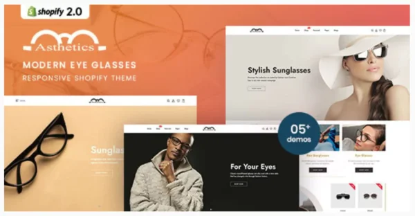 Asthetics - Modern Eye Glasses Responsive Shopify Theme