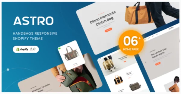 Astro - Handbags & Shopping Clothes Responsive Shopify 2.0 Theme