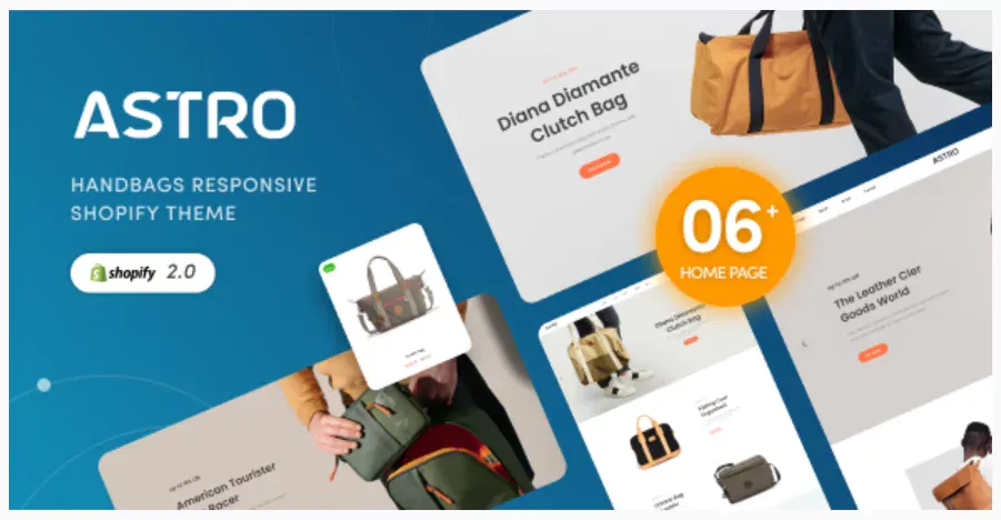 Astro - Handbags & Shopping Clothes Responsive Shopify 2.0 Theme