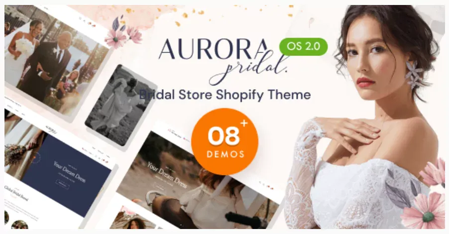 Aurora - Bridal Store Shopify Theme OS 2.0