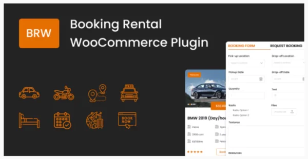 BRW - Booking Rental Plugin WooCommerce