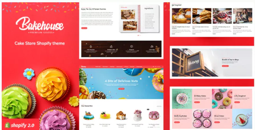 Bakehouse - Cake Shop Shopify 2.0 Theme
