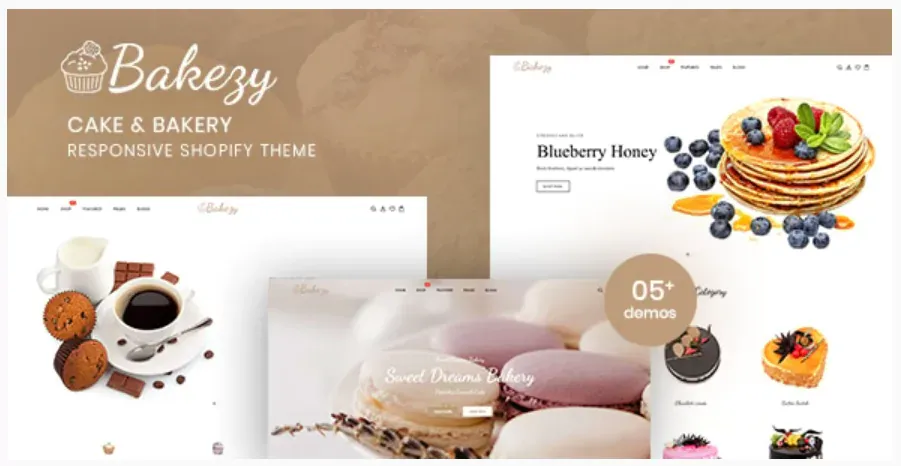 Bakezy - Cake & Bakery Responsive Shopify Theme