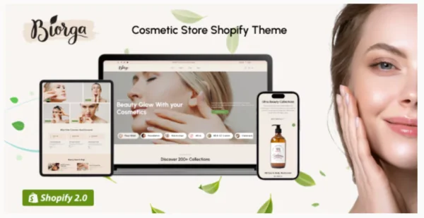 BiOrga - Cosmetics Shop Shopify Theme