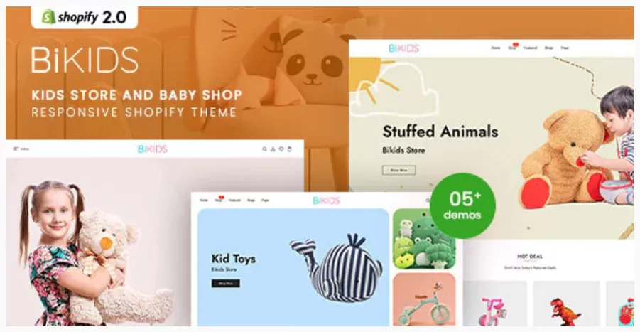 Bikids - Kids Store & Baby Shop Responsive Shopify Theme
