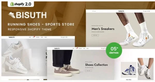 Bisuth - Running Shoes, Sports Shoes & Clothes Shopify 2.0 Theme