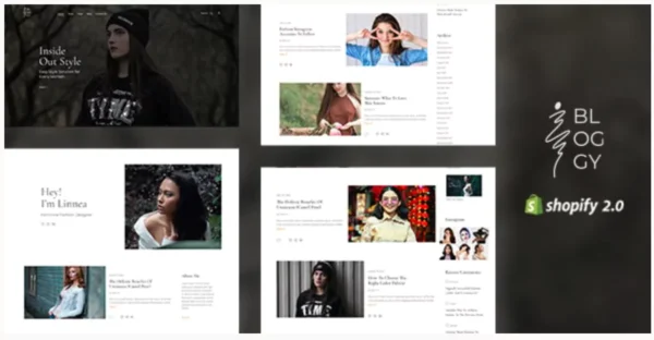 Bloggy - Blog Shop Shopify Theme