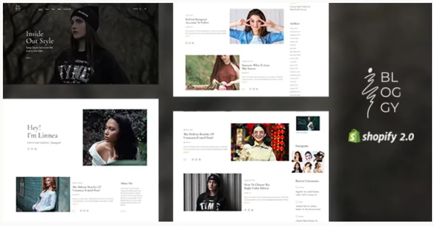 Bloggy - Blog Shop Shopify Theme