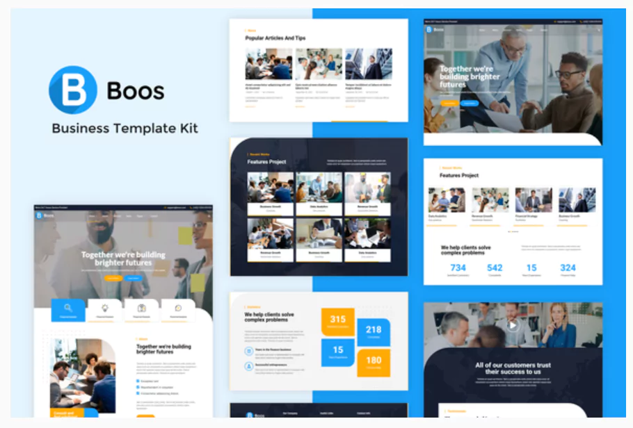 Boos - Business Elementor Template Kit
