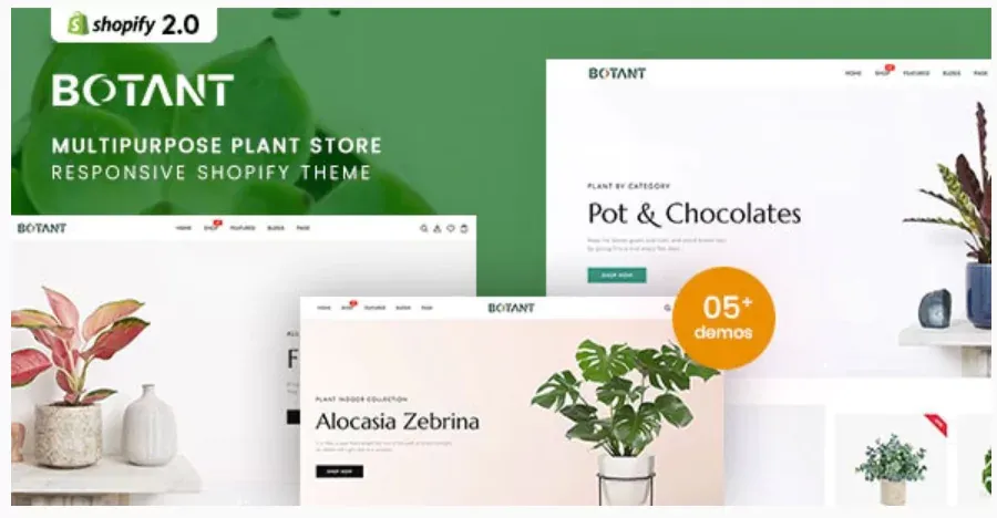 Botant - MultiPurpose Plant Store Shopify 2.0 Theme