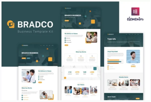 Bradco - Business Elementor Template Kit