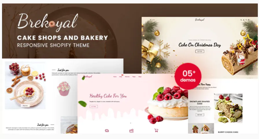Brekoyal - Cake & Bakery Responsive Shopify Theme