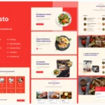 Bresto | Restaurant & Cafe Food Elementor Template Kit