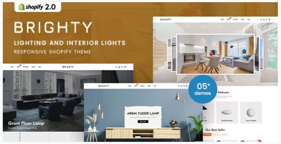 Brighty - Lighting & Interior Lights Shopify Theme