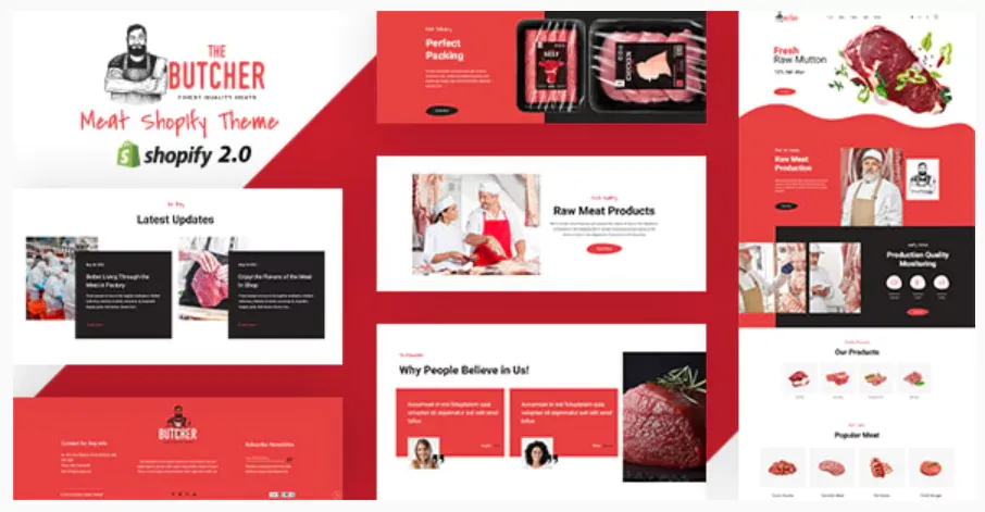 Butcher - Shopify Meat Store Theme