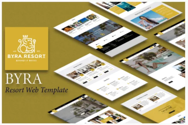 Byra - Hotel & Resort Elementor Template Kit