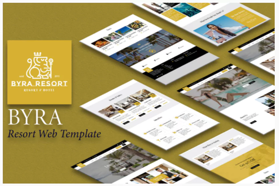 Byra - Hotel & Resort Elementor Template Kit