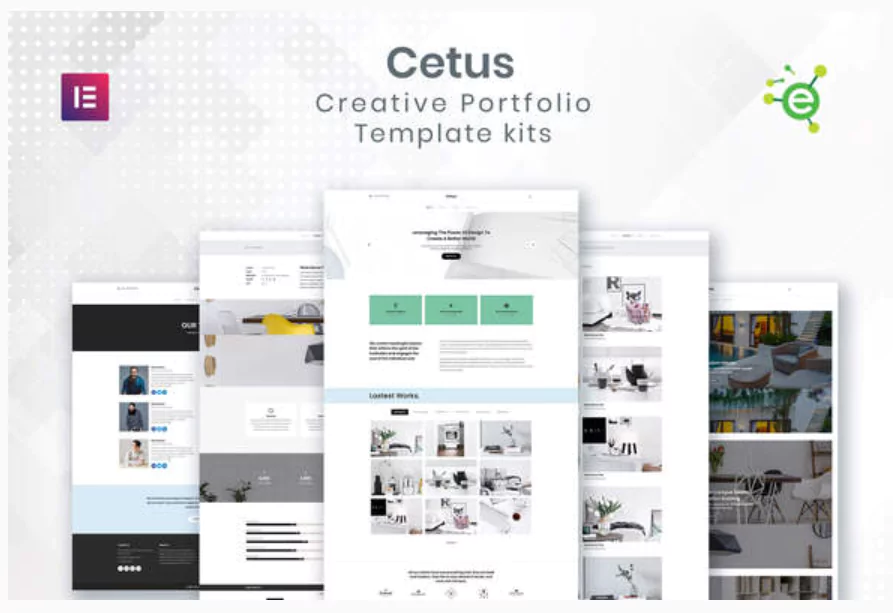 CETUS - Creative Portfolio Elementor Template Kit