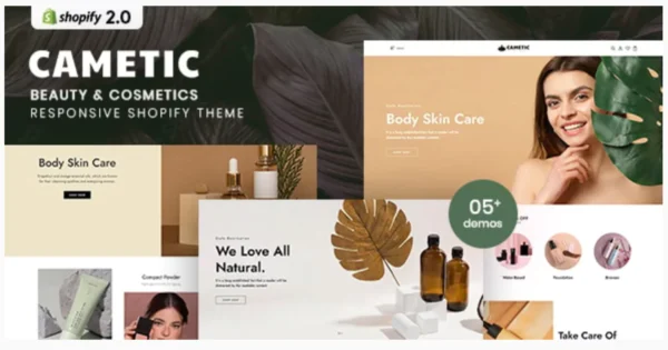 Cametic - Beauty & Cosmetics Responsive Shopify Theme
