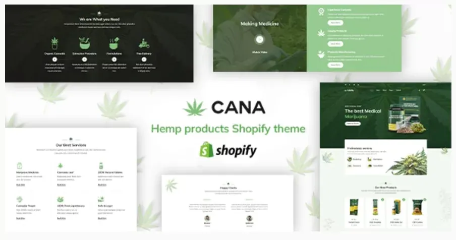 Cana - Medical Marijuana Shopify Theme