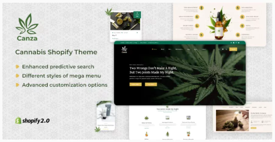 Canza - Medical Marijuana Shopify Theme