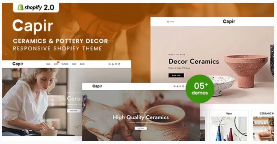 Capir - Ceramics & Pottery Decor Responsive Shopify Theme