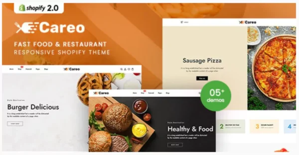Careo - Fast Food & Restaurant Responsive Shopify Theme