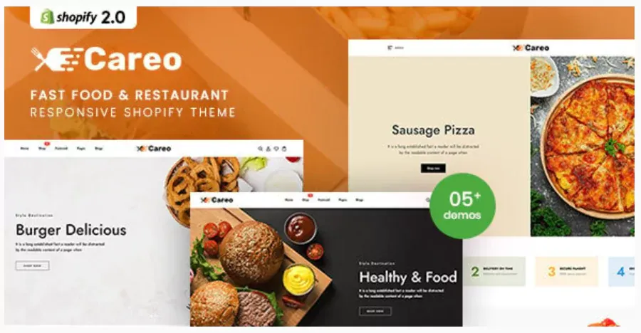 Careo - Fast Food & Restaurant Responsive Shopify Theme