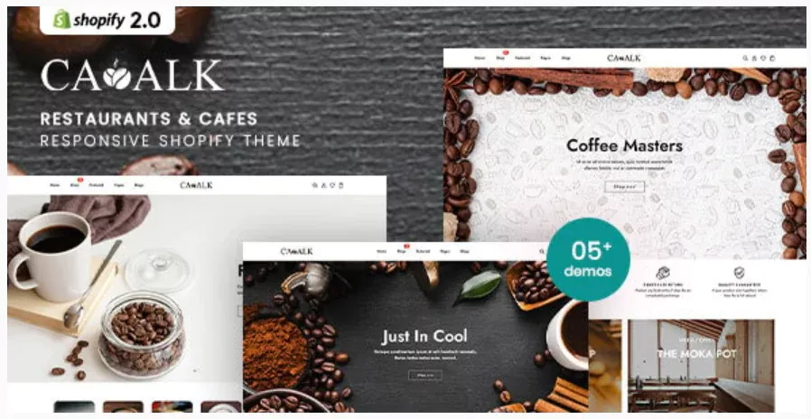Cawalk - Restaurants & Cafes Responsive Shopify Theme
